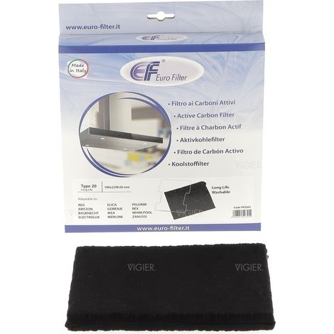 Filtre a charbon hotte Smeg KD917X KEFV90 KIV1007X KITFC900 Smeg (1/5)