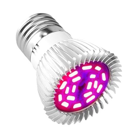 LED élèvent des lumières pour plantes d'intérieur spectre complet E27 / E14 / GU10 85‑265V 18W 18 LED élèvent l'ampoule de croissance hydroponique de plante de fleur légère(E14) (1/5)