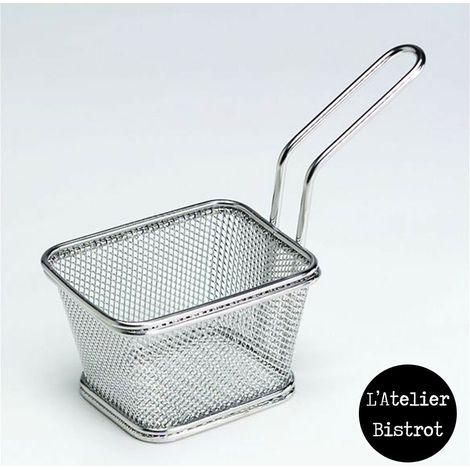 Panier à frites inox 1 portion - L'Atelier Bistrot (1/2)