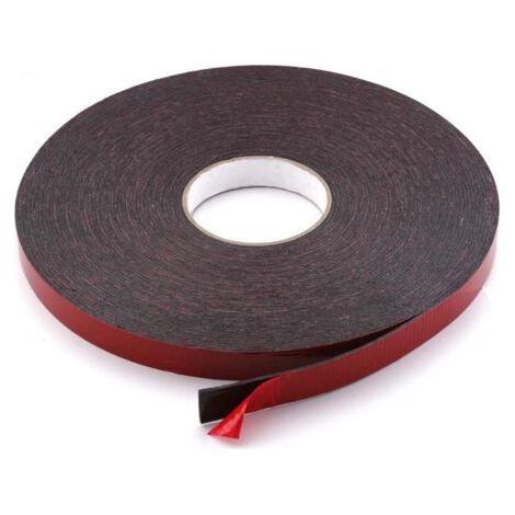 Ruban adhésif double face 20 mm x 25 m, épaisseur 2 mm Résistant aux variations de température Ruban en mousse thermorésistant pour couvertures de serre (1/5)