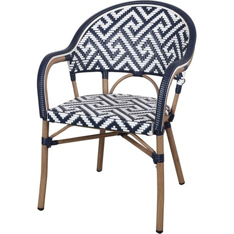 AUTRES Chaise d’extérieur avec un style bistrot - modèle 058 - bleu (1/5)