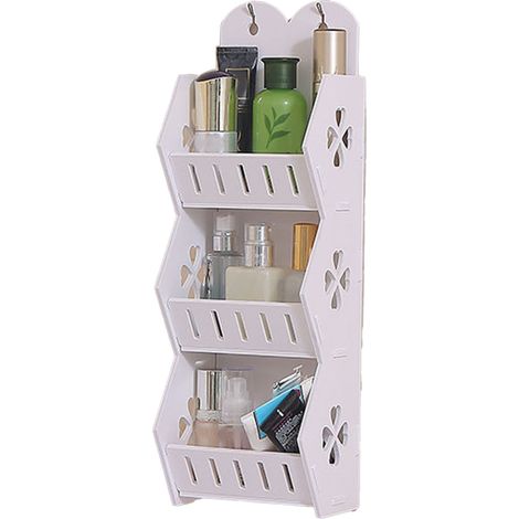 Étagère murale de salle de bain étanche et antirouille, hauteur réglable, pour toilettes et chambre.