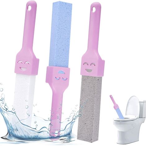 Bimsstein - Toilettenreiniger Mit Griff - Für Toilette Küche Bad Pool - 3er Pack (1/5)