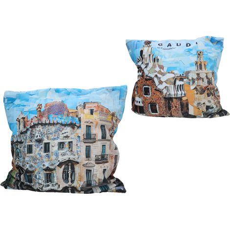Cuscino decorativo con imbottitura Jasiek Antoni Gaudi federa per soggiorno (1/3)