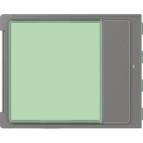 Façade Sfera Robur pour module porte étiquette BTICINO 352205 (1/2)
