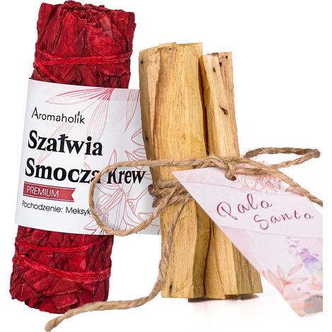 Originales Palo Santo und Drachenblut-Salbei-Set