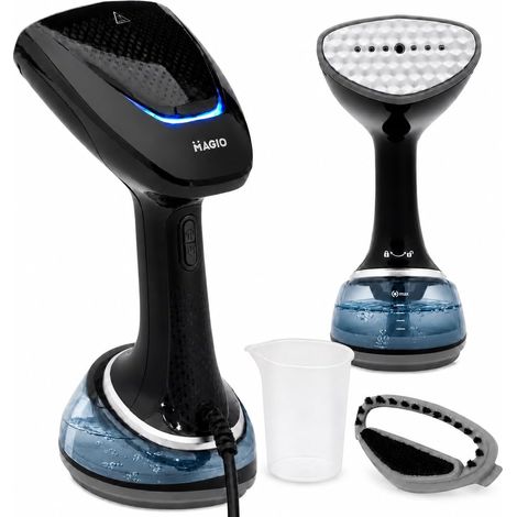 Vapeur à main 1700 W, chauffage rapide, vapeur 28 g/min, évaporation verticale et horizontale, arrêt automatique, réservoir de 350 ml, compact, idéal pour tous les types de tissus (1/5)