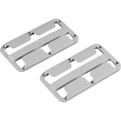 Froli Stielglashalter 2-er Set lichtgrau