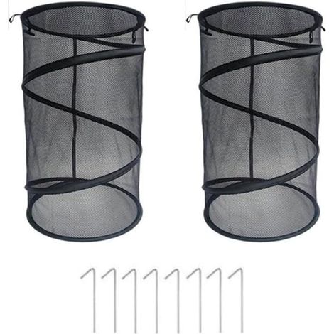 Lot de 2 filets de protection pour plantes pop-up - En maille robuste - Avec cadre en acier - Pour animaux de compagnie contre les lapins (1/5)