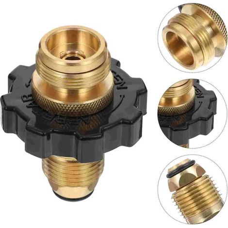 Adaptateur de raccord pour réchaud à gaz, adaptateur pour bouteille de propane, embout de transfert, adaptateur de remplissage, adaptateur de sortie, convertisseur, adaptateurs pour réchauds de cuisin