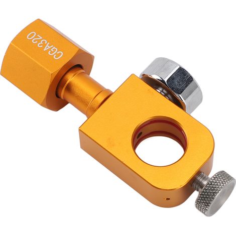 CGA320 Adaptateur de recharge CO2 avec manomètre connecteur rapide soda pour DUO carbonisateur machine à soda accessoire vanne (1/5)