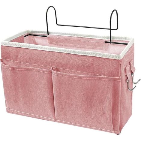 Organisateur de Chevet Suspendu Panier de Rangement Suspendu Poche de Lit Organisateur Sacs de Chevet Sac de Rangement Étanche (1/4)