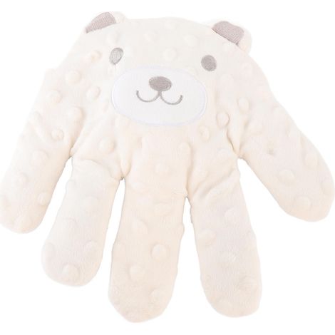 Gant de sommeil pour bébé, rempli de haricots rouges, mignon, électrique, avec télécommande automatique, beige (1/5)