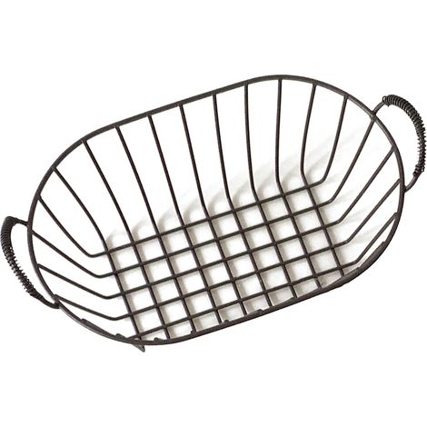 Paniers en fil de fer avec poignées, bacs de rangement pour placards de cuisine, garde-manger, salle de bain, buanderie, réfrigérateur, noir (1/5)