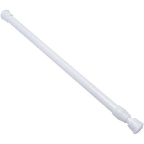 Asta per tende estensibile, asta a tensione estensibile, facile da installare per tende a rete, aste telescopiche estensibili per tende da doccia, vasche da bagno e ante di armadi.