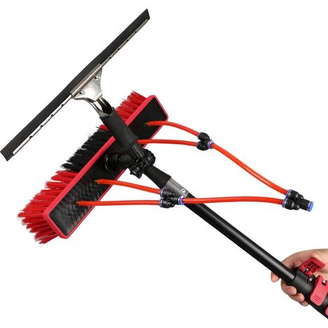 Professionale Telescopico Lavavetri 5.4M - 7.2M Con Acqua (1/5)