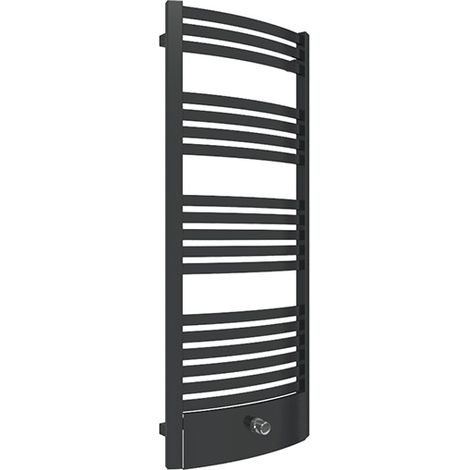 Scaldasalviette misto nero - (HxL) 1220x600 mm - 600 Watt - 645 Watt - DEX1220-600PZ8N