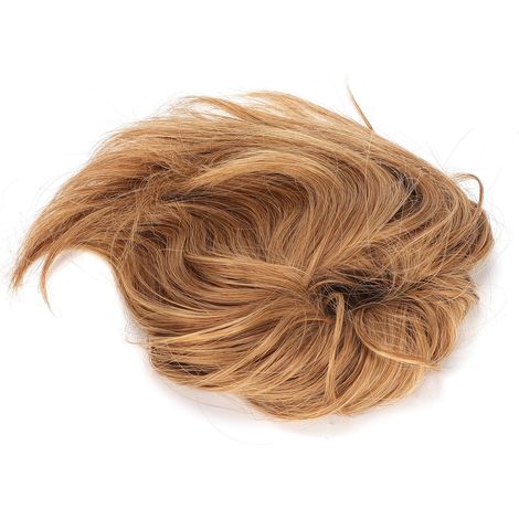 Chignon Désordonné Postiche Cheveux Élastique Queue de Cheval Extensions pour Femme Q17-86/10 (1/5)