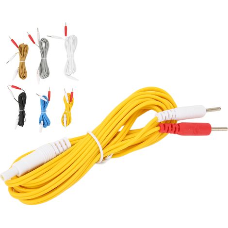 Câbles de remplacement pour électrothérapie TENS - Fils d'électrodes de qualité (1/5)