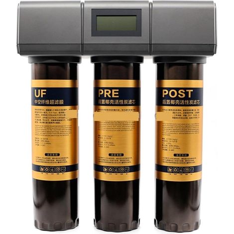 Système de Filtre à Eau Filtre d'épurateur d'eau d'eau Potable d'acier Inoxydable, système de filtres à Eau de 3 étapes for la Maison (1/5)