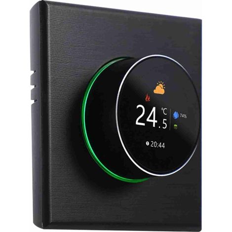 WiFi thermostat, smartphone app, remote control, manual and home programming mode (1/5)