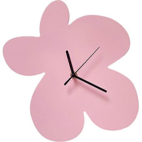 Cadran floral design élégant, horloge murale pour chambre enfant et salon, décoration murale tendance, montre ronde silencieuse, cadeau maison. (1/4)
