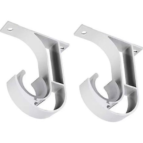 Supports de tringle à rideaux, supports de tringle à rideaux, supports de tringle à rideaux muraux et de plafond, tringle à rideaux en plastique H (1/5)
