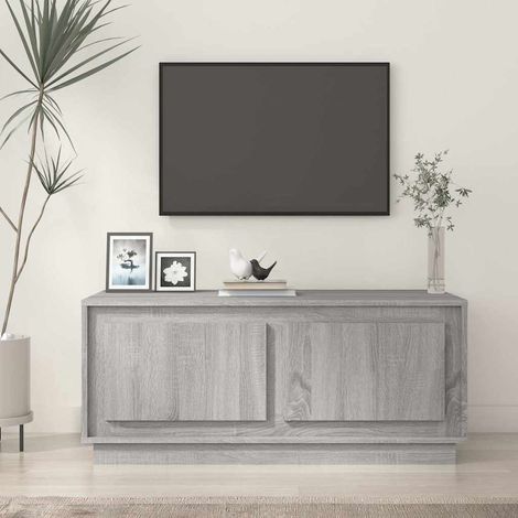 vidaXL Coffee Table Grey Sonoma 102x50x44 cm Engineered Wood (1/5)