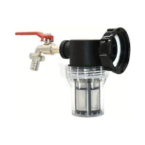 Adaptateur de robinet de réservoir d'eau Ibc, connecteur de seau S60 tonnes, pompe d'irrigation de jardin, filtre de pistolet à eau(1/2) (1/4)