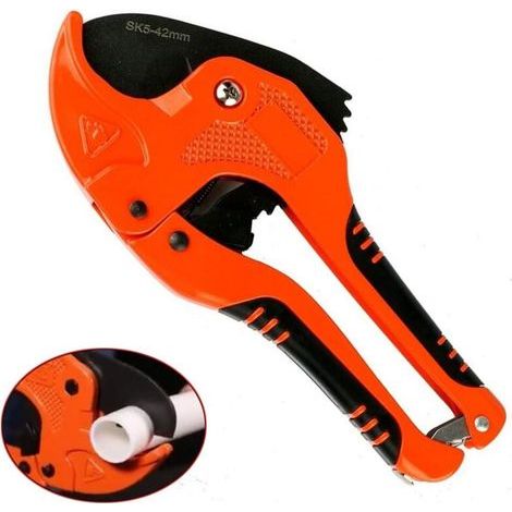 Heavy-duty plastic pipe cutting tool for PPR/PE/PVC - 42 mm (1/5)