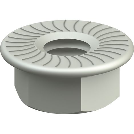 ecrous - m8 - embase crantée - ez - boite de 100 - cablofil 801211