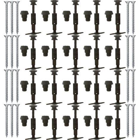 Lot de 20 Supports AP INTER - Appui intermédiaire + 20 vis bois Ø5,0x30 tête fraisée TX - Référence : JSRAPINTER + FIS670350 (1/5)