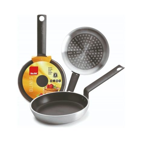 ibili Sartén para blinis 14 cm Plateada antiadherente
