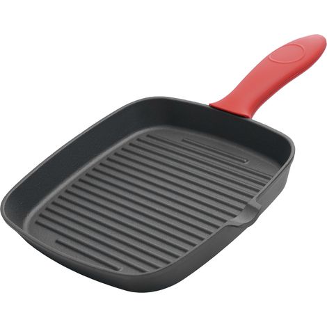 Toque Cast Iron Griddle Grill Pan Square Skillet BBQ Non‑Stick Frying Cookware