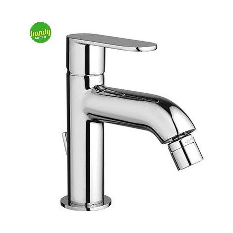 Miscelatore monocomando domus Paini per bidet cromo bocca orientabile e piletta clic-clac mONOFORO