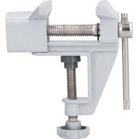 Mini morsa universale per impieghi gravosi – lega di alluminio – giardinaggio/lavorazione del legno – multifunzionale