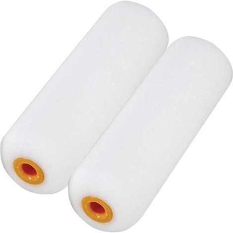 Faithfull 750448R4/750448R16 Foam Mini Roller Refills 100mm (4in) Pack of 2 FAIRMINI2F (1/3)