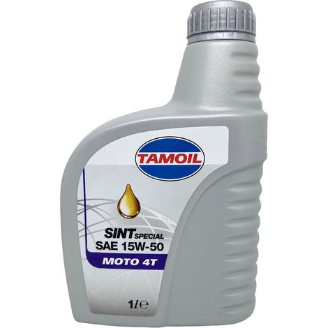 OLIO MOTORE PER MOTO 'TAMOIL SINT' 4T 15W50 - lt. 1- 12 blister  - TAMOIL