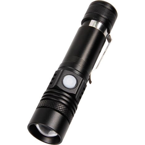 Lampe Torche LED T6 Rechargeable, Zoom Puissant pour Randonnée Camping et Urgence (1/5)