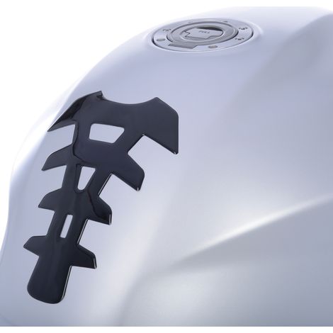 Adhesivo de gel Oxford Tankpad con diseño de espina dorsal y arácnido negro para tanque