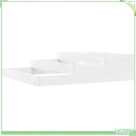Jardinière - FAFEICY - 823914 - Bois de pin massif - Conception 3 profondeurs - Carré 107x107x27 cm (1/5)