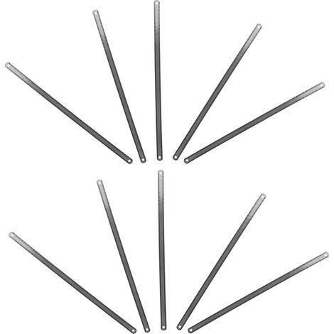 Lames de Scie à Métaux et Découpe Précise du Métal en Acier Carbone Lot de 25 Dents Doubles Faces et Petites Dents, Portable pour Travail du Bois (1/5)
