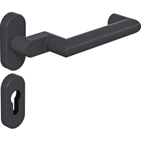 Jeu de rosaces polyamide 92m PZ pour épaisseur de porte 38,1 - 48,0 mm HEWI