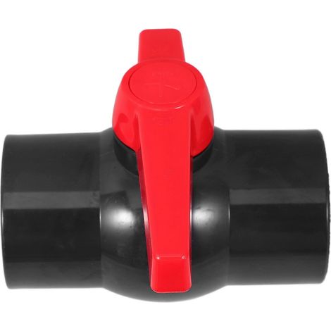 Vanne à bille en PVC, vanne d'arrêt pour le contrôle du débit, accessoire pour conduite d'eau (1/5)