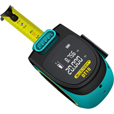 MiLESEEY - Mètre laser de mesure de distance rechargeable, télémètre portable, règle de mesure, mètre ruban de 5 m, portée de 40 m, écran d'affichage numérique à LED, télémètre laser (1/5)
