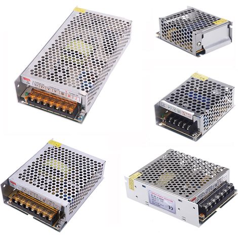 Transformateur de tension AC 110V/220V à DC 12V 10A 120W, interrupteur d'alimentation pour bande Led (1/5)