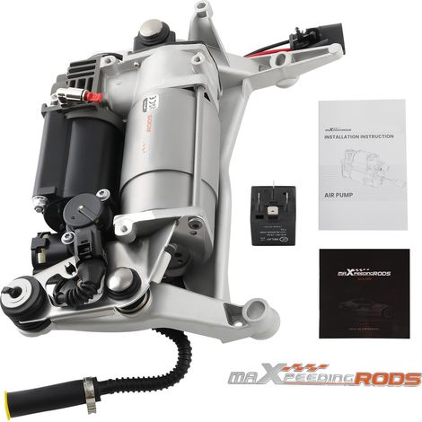 Air Suspension Compressor Pump W/ Bracket For Porsche Cayenne 955 9PA 2002-2010 (1/5)