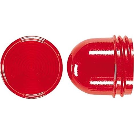 Jung Capuchon à vis, plat, thermoplastique, rouge 37.05