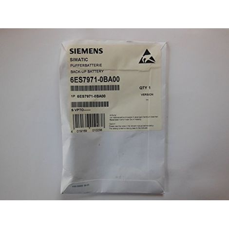 Siemens 6ES7971-0BA00 Batería recargable 3.6V 2.3Ah