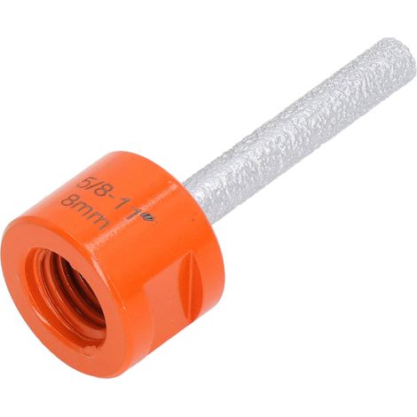Fraise diamantée pour agrandir percer rectifier fraiser trou granit quartz pierre 8 mm / 0.31 pouce outil taille pierre (1/5)